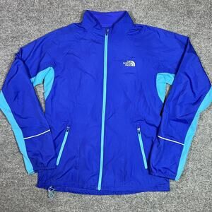 The North Face Flight Series Jacket Womens Medium Blue Lightweight Windbreaker